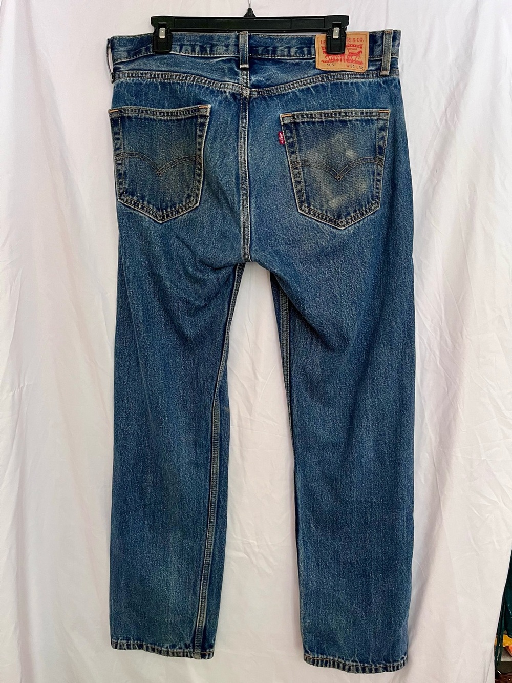 Levi's Blue Straight Leg Men’s Jeans - Classic Indigo Denim